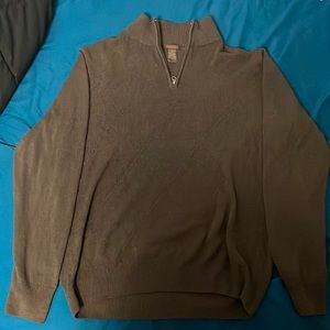 Brown Dockers Quarter Zip, only worn twice. No damage, no stains.